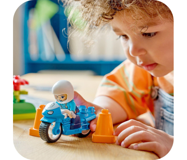 LEGO DUPLO 10471 Niebieski motocykl policyjny - 1473393 - zdjęcie 9